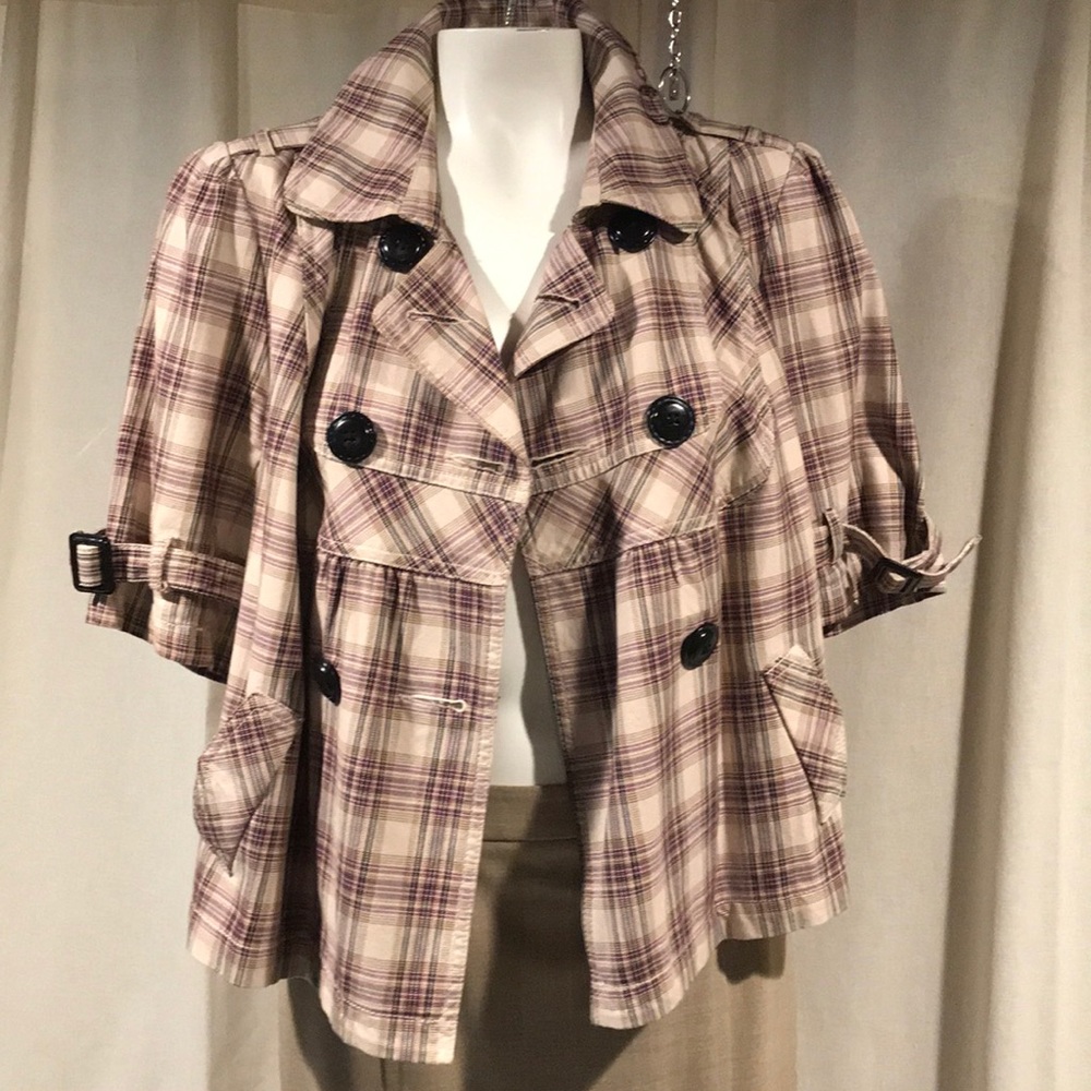 Plaid Cotton Jacket